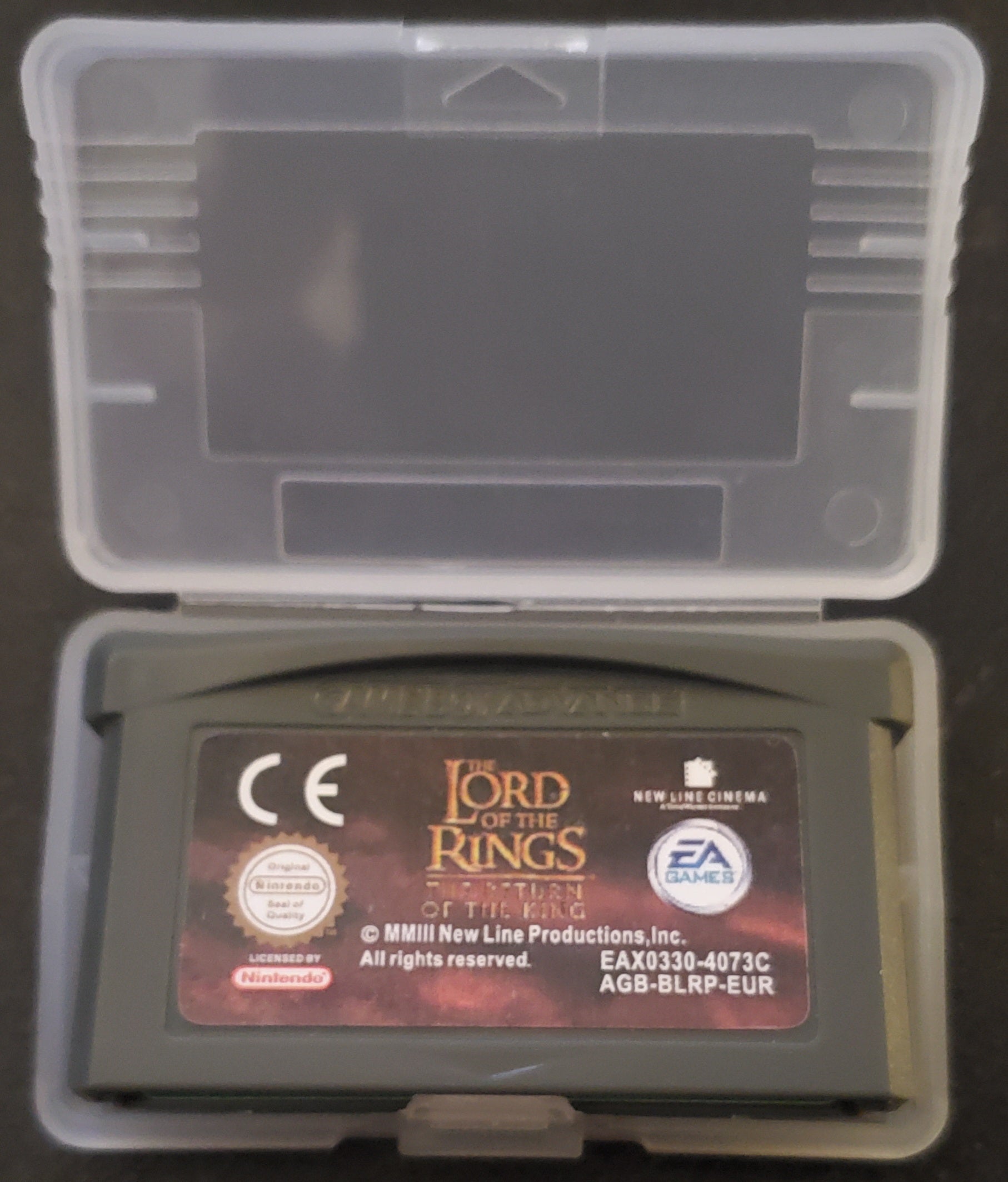 Lord of the Rings The Return of the King GBA Video Game Boy Advance 2003 EUR